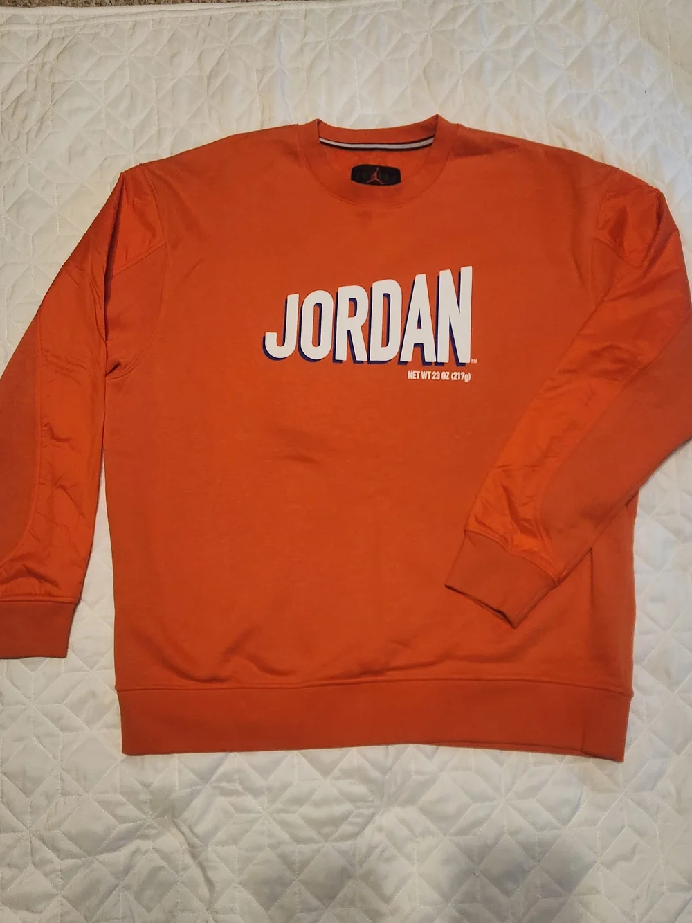 Jordan Men's Crewneck Sweatshirt - Orange